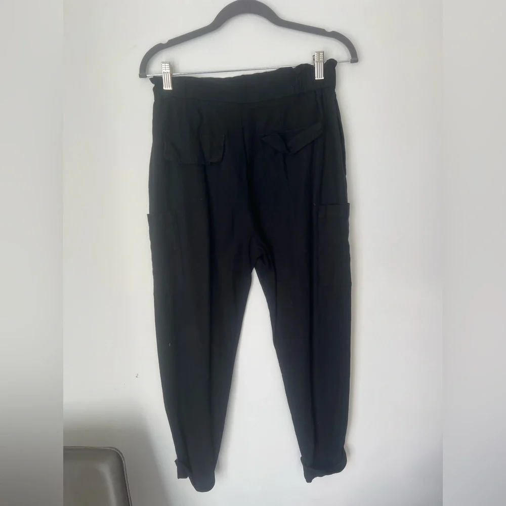 Zara Cargo Linen Blend Pant